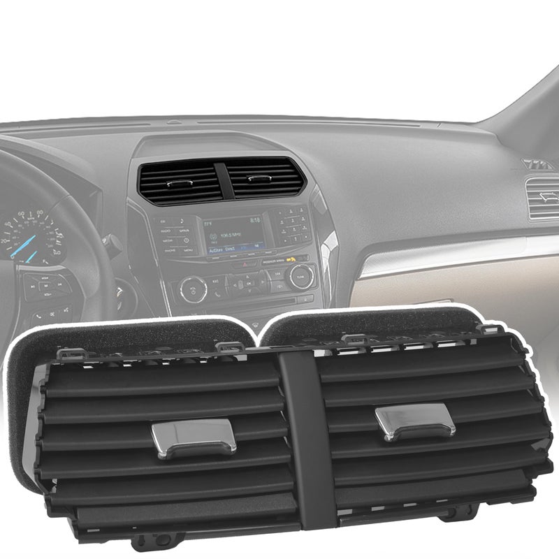 DIMEANI Center Air Vent Compatible with Ford Explorer 2016 2017 2018 2019 AC vent AC vent Replace FB5Z19893AD FB5Z19893AD